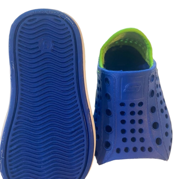 Skechers💧Boys' Foamies: Guzman Steps - Aqua Surge Sz 5 - Picture 4 of 5